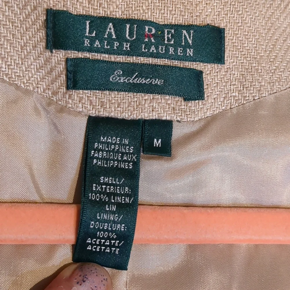 Ralph Lauren exclusive blazer jacket linen - Picture 8 of 8